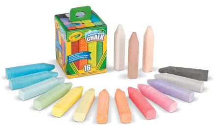 Crayola Washable Large Sidewalk Chalk