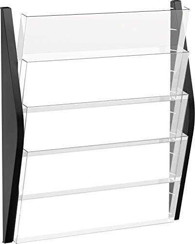 helit H6270495 - Wandbogendisplay „the arc“ 4 x DIN A3 quer, schwarz