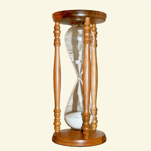 Clessidra modello noce rustic (durata 50 min)