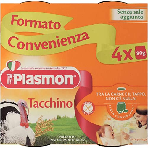 Plasmon Omogeneizzato Di Tacchino 4x80g