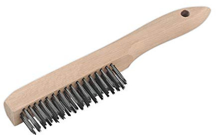 Sealey Wb02 Wire Brush with Steel Fill 260Mm