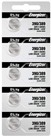 Energizer 390/389 Silver Oxide Cd/5