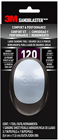 3M 463-000 463-000-4G Sandblaster Rectangle Sanding, Large Tool, 120 Grit