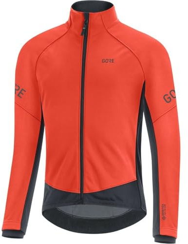 GORE WEAR Mens C3 Gtx Tex Infinium Jacket, Fireball/Black, M EU