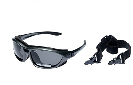Ravs Sportglasögon Polariserade Cykling Linser - Glaciärglasögon - / Cyklist Skidåkning - Inkluderar Softbag