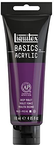Liquitex Basics Acrylic, 118 ml Tube - Violet Deep