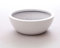 Elegant Einrichten Pflanzschale Fiberglas rund D55xH19cm Hochglanz weiß