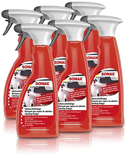 6x 500ml SONAX CABRIOVERDECKREINIGER CABRIO CARBRIOVERDECK VERDECK REINIGER
