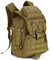 HUNTVP® 40L Militar Rucksack Taktisch Wanderrucksack Wasserdicht Trekkingrucksack MOLLE Tactical Sportrucksack Daypack Tagesrucksack Kampfrucksack 14 Zoll Laptoptasche für Outdoor Wandern, Braun