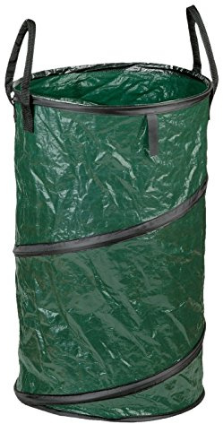 Meister Springsack 160 l - Selbststehend - Witterungsbeständig - Abwaschbar / Stabiler Pop-Up-Sack für Grünabfälle / Abfallsack / Laubsack aus robustem Gewebe / 9960970