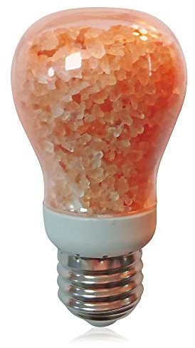Himalayan Glow 60-Watt Salt Light Bulb - 1 Count, Dimmable, Fits Most Salt Lamps, Warm Ambiance, Room Decor, Home Decor, Energy Efficient, Long Lasting, Relaxation, Gift