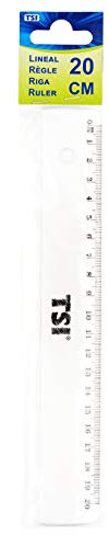 TSI Lineal 20 cm, transparent, Art. Nr. 46020