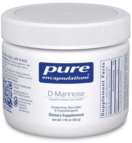 Pure Encapsulations D-Mannose Powder - for Urinary Tract Support - Urinary Tract Support & Bladder Health* - Easy Dissolve Powder - Non-GMO & Vegan - 1.76 oz