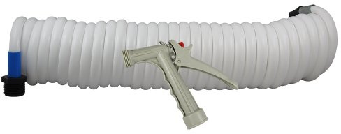 Watts AquaLock/SeaTech - SC25203W Supercoil Hose 25' White with Speed-Tap Hose Adaptor