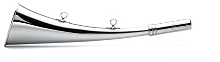 Acme 175.5 Large Beater Horn 11in Nickel-Plated Brass