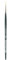 Da Vinci 1270 Series Lettering Pinsel, Kunstfaser, Grün, 18,8 x 0,09 x 30 cm