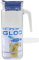 BORGONOVO 6142516 Igloo Krug aus Glas, Rahmen, 1 l, Blau