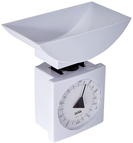Laica K711 Bilancia da Cucina Meccanica, 1 kg, white, plastica