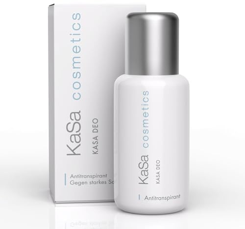 KaSa cosmetics Deo 30 ml - Antitranspirant gegen starkes Schwitzen für Männer & Frauen - Dermatologisch getestet - Schützt vor Schweiß- und Geruchsbildung - parfümfrei - Made in Germany