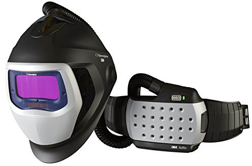 SPEEDGLAS 9100 AIR Schweißmaske Schweißhelm mit ADFLO Atemschutzsystem, Größe:45 x 93 mm