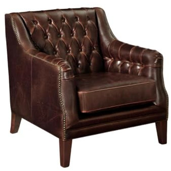 Vente-Unique-Ledersessel - Braun - Colbert