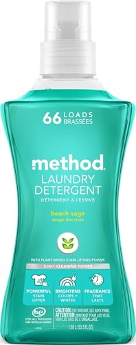 Koncentrerad metod tvättmedel, strandsalvia, 2 500 ml, 66 laster