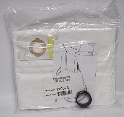 Atlis Beam Central Vacuum 2 Hole Paper Bag Adapter Kit 110073