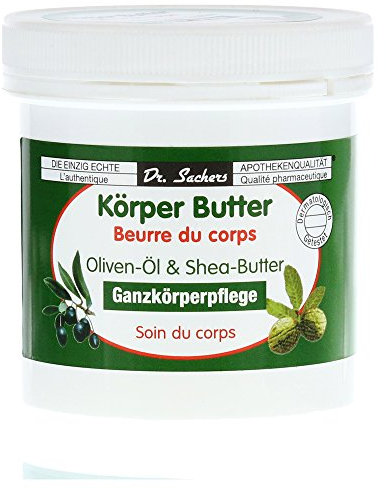 Dr. Sachers Körperbutter mit Oivenöl & Shea Butter Ganzkörperpflege 250 ml
