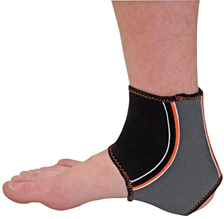 Aidapt Extra Large Elasticated Compression Rehabilitation Ankle Support Brace for Plantar Fasciitis, Tendonitis, Ligament Damage and Muscle Injury. Aid for Men and Women