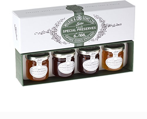 Wilkin & Sons of Tiptree Four Special Preserves (containing alcohol) Mini Gift Pack - 4 x 42g