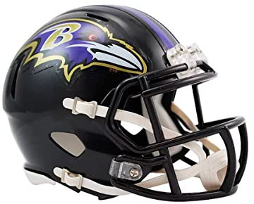 NFL Riddell Football Speed Mini Helm Baltimore Ravens