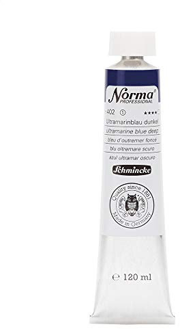 Schmincke – Norma® Professional - feinste Künstler-Ölfarben, Ultramarinblau dunkel - 120 ml