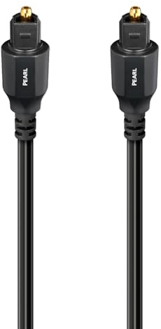 AudioQuest Pearl OptiLink Toslink-Kabel optisches Digitalkabel (Toslink-Toslink), 5 m