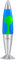 Innoteck 16” Soothing Motion Magma Lamp for Relaxation – Green Wax/Blue Liquid, 30 W