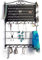 Mango Steam Wall-Mounted Jewellery & Earring Organiser, Deluxe Black