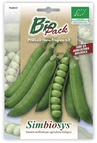 SEMENTI BIOLOGICHE PER ORTAGGI IN BUSTINA AD USO AMATORIALE (PISELLO NANO PROGRESS)