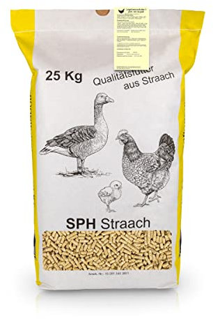 SPH Hühnerfutter 25Kg Sack Geflügelfutter Sack - universelles Futter aus regionaler Produktion für Hühner Enten Zwerghühner oder Wachteln