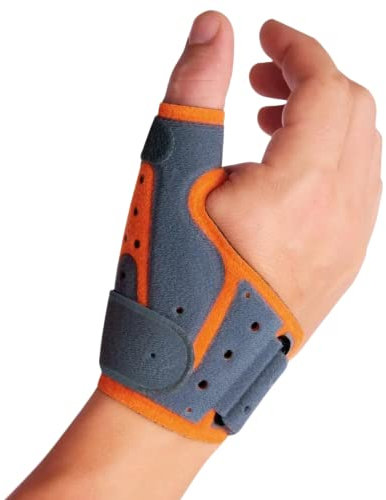 Orliman Daumenschiene, atmungsaktiv, beidhändig verwendbar, Ref- m770, Größe 1 (14-18 cm), für Karpaltunnelsyndrom