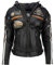 Urban Leather 58 LADIES | Giacca Moto Donna in Pelle con Protezioni Per Schiena, Spalle e Gomiti Omologate CE |Nero| S