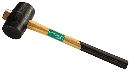 LSR TOOLS 30350400 gummihammer stor 2/64 mm, med trästensel, enligt DIN 5128