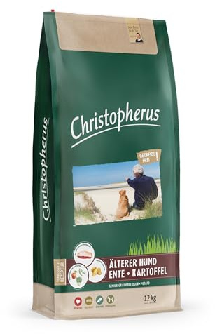 Christopherus Trockenfutter für ältere Hunde, Ente + Kartoffel, 12 kg