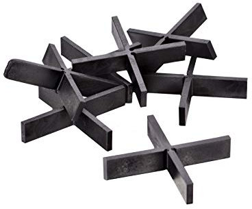 Gartenwelt Riegelsberger Premium Fugenkreuze 3 mm Bauhöhe 10 mm für Fliesen Keramikplatten Made in Germany 100 Stück