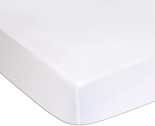 Lot de 2 Protèges Matelas, alèses | Couffin, Berceau Bébé | Imperméable & Respirant | Blanc | Marque Easy dort | Certifié Oeko-Tex | Fabriqué en Europe (Coton - 2 Protèges Matelas, 50x100)