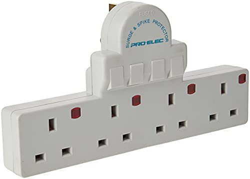 Pro-Elec 4 Gang Adaptor Switch, PL10031