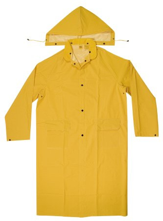 Custom Leathercraft mens Coat,raincoat trenchcoats, Yellow, XX-Large US