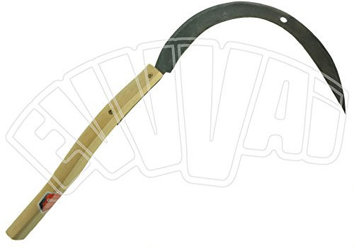 FALCIOLA DA CANTONIERE N 3 FALCE FALCETTO MANICO IN LEGNO TAGLIAERBA FALCIAERBA