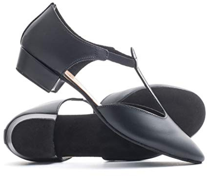 Roch Valley GS Leather Dance Shoes Black Size: 5L UK / 38 EU