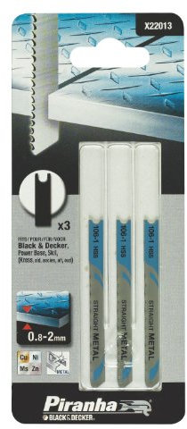 Piranha X22013-XJ Lame per Seghetto Alternativo per Metallo, 3 Pezzi