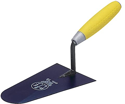 Cazzuola Punta Tonda Con Manico In Gomma Antiscivolo Ergonomico 'Sintesi'.