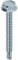 Mustad: 500 viti Drillex® Autoperforanti, Testa Esagonale con Collare, 4.2x13 mm, Zincate Bianche